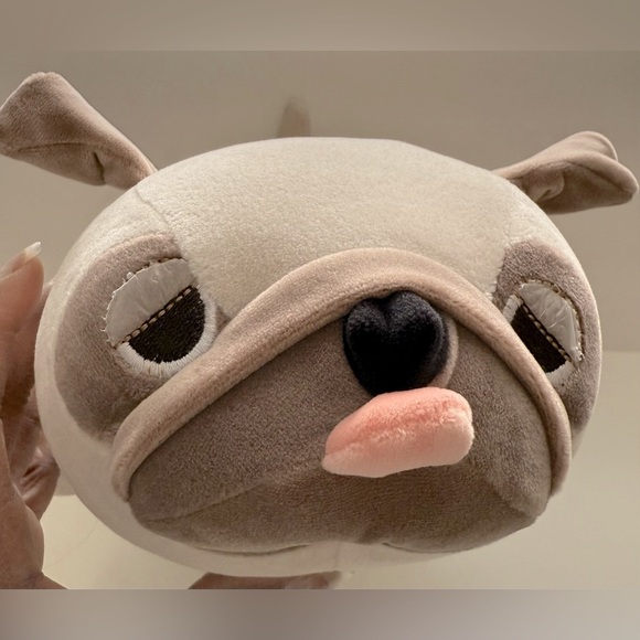 18โ Bulldog Plush Stuffed Animal Pillow Doll, Soft Fluffy Puppy Dog - Picture 1 of 13